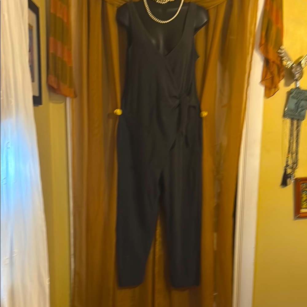 ANTHROPOLOGIE-SATURDAY SUNDAY Day Tripper Wrap Jumpsuit-Size Small